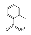 hydroxy-(2-methylphenyl)-oxophosphanium Structure