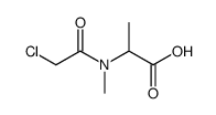 Alanine,N-(chloroacetyl)-N-methyl- (9CI) Structure