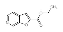 呋喃并[2,3-c]吡啶-2-羧酸乙酯结构式