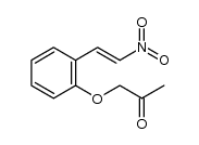 1-(2-((E)-2-nitrovinyl)phenoxy)propan-2-one Structure