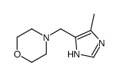 4-[(5-methyl-1H-imidazol-4-yl)methyl]morpholine Structure