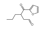 3-(2-furoyl)hexanal结构式
