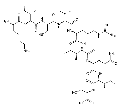 IL-1 Receptor Peptide (human) trifluoroacetate salt结构式