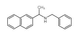 苄基-(1-萘-2-乙基)胺结构式