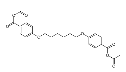 1,6-二(P-乙酰氧基羰基苯氧基)己烷结构式