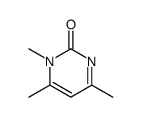 1,4,6-trimethyl-2-oxo-1,2-dihydropyrimidine结构式
