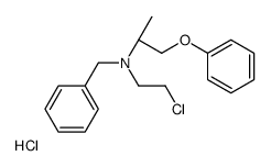 (2R)-N-benzyl-N-(2-chloroethyl)-1-phenoxypropan-2-amine,hydrochloride Structure
