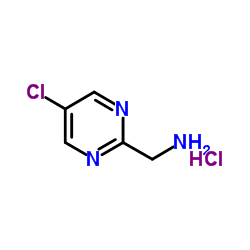 C-(5-Chloro-pyrimidin-2-yl)-methylamine hydrochloride structure