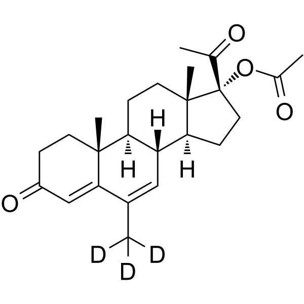 Megestrol acetate-d3结构式