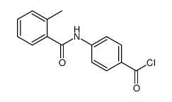 4-[(2-methylbenzoyl)amino]benzoyl chloride结构式