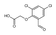 [(2,4-dichloro-6-formylphenyl)oxy]acetic acid Structure