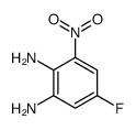 5-fluoro-3-nitrobenzene-1,2-diamine Structure