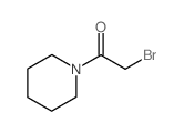1-(溴乙酰基)哌啶结构式