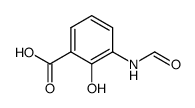 2-hydroxy-3-formylaminobenzoic acid Structure