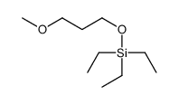 triethyl(3-methoxypropoxy)silane Structure
