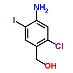 (4-Amino-2-chloro-5-iodophenyl)methanol结构式