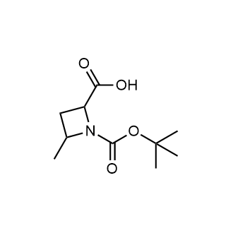 1-(Tert-butoxycarbonyl)-4-methylazetidine-2-carboxylic acid Structure