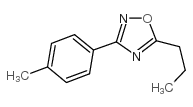 5-丙基-3-对甲苯-1,2,4-噁二唑结构式