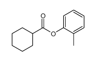 (2-methylphenyl) cyclohexanecarboxylate结构式