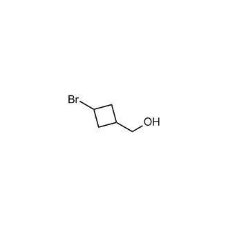 (3-溴环丁基)甲醇结构式