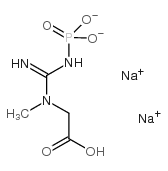 Creatine phosphate disodium salt 4-hydrate Structure