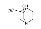 1-Azabicyclo[2.2.2]octan-3-ol, 3-ethynyl- (9CI) Structure