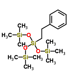 phenethyltris(trimethylsiloxy)silane Structure
