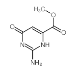 2-氨基-6-羟基嘧啶-4-羧酸甲酯结构式