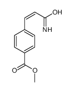 methyl 4-(3-amino-3-oxoprop-1-enyl)benzoate结构式