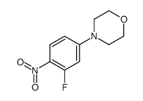 4-(3-氟-4-硝基苯基)吗啉结构式