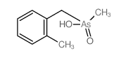 Arsinic acid,methyl[(2-methylphenyl)methyl]- (9CI) Structure