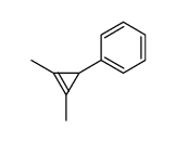 (2,3-dimethylcycloprop-2-en-1-yl)benzene结构式
