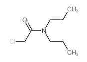 2-氯-N,N-二丙基乙酰胺结构式