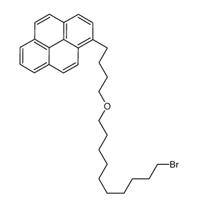 1-[4-(10-bromodecoxy)butyl]pyrene Structure