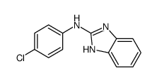 N-(苯并咪唑-2-基)-4-氯苯胺结构式