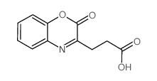 3-(2-氧代-2H-苯并[b][1,4]噁嗪-3-基)丙酸结构式