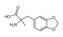 2-氨基-3-(2H-1,3-苯并二恶英-5-基)-2-甲基丙酸结构式