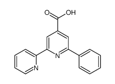 [6-苯基-2,2’-bi吡啶]-4-羧酸结构式