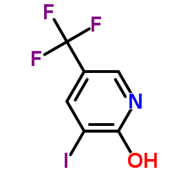 3-碘-5-(三氟甲基)吡啶-2(1h)-酮结构式