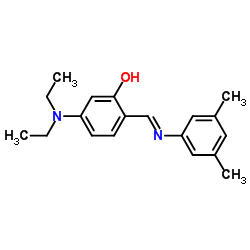 5-(Diethylamino)-2-{(E)-[(3,5-dimethylphenyl)imino]methyl}phenol Structure