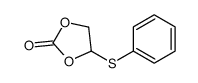 4-phenylsulfanyl-1,3-dioxolan-2-one结构式