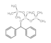 二苯甲基氧基双(三甲基甲硅烷基氧基)氯硅烷结构式