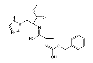 苄氧羰基-丙氨酰-组氨酸甲酯结构式