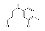 3-chloro-N-(3-chloropropyl)-4-methylaniline结构式