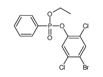 1-bromo-2,5-dichloro-4-[ethoxy(phenyl)phosphoryl]oxybenzene结构式