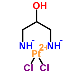 Platinum (II), dichloro(1,3-diaminopropan-2-ol)- Structure
