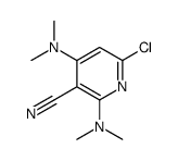 6-氯-2,4-双(二甲氨基)烟腈结构式