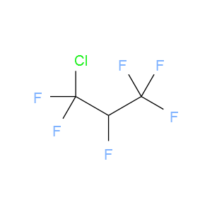 1-chloro-1,1,2,3,3,3-hexafluoropropane structure