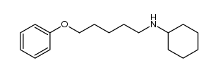 N-(5-phenoxypentyl)cyclohexanamine结构式