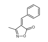 3-methyl-4-(1-phenylmethylidene)-5-isoxazolone结构式